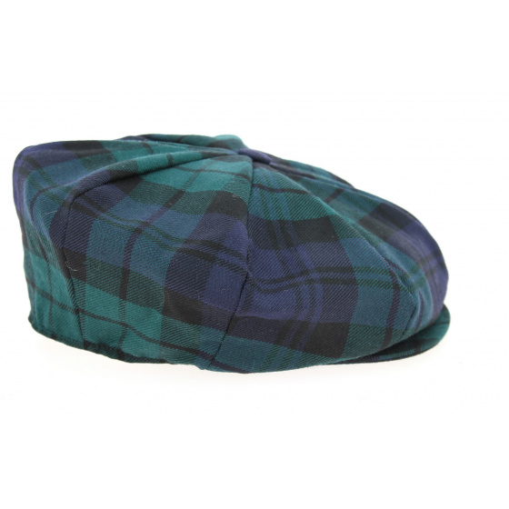 Casquette Irlandaise A Carreaux Verte- Hanna Hats