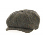 JP Tweed Wool Cap Brown - Hanna Hats