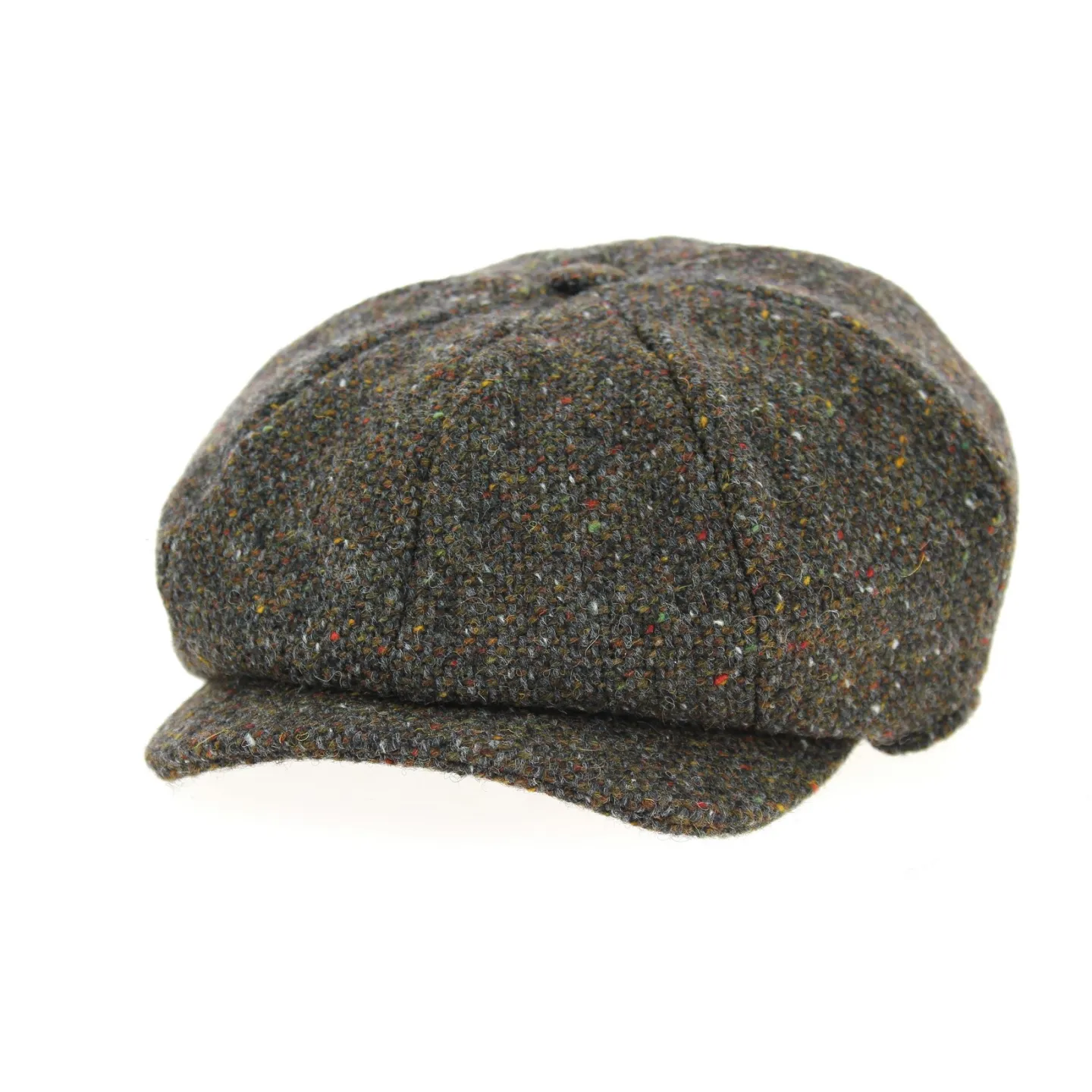 Casquette JP Tweed Laine Marron- Hanna Hats Reference : 9974 | Chapellerie Traclet