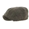 Casquette JP Tweed Laine Marron- Hanna Hats Reference : 9974 | Chapellerie Traclet