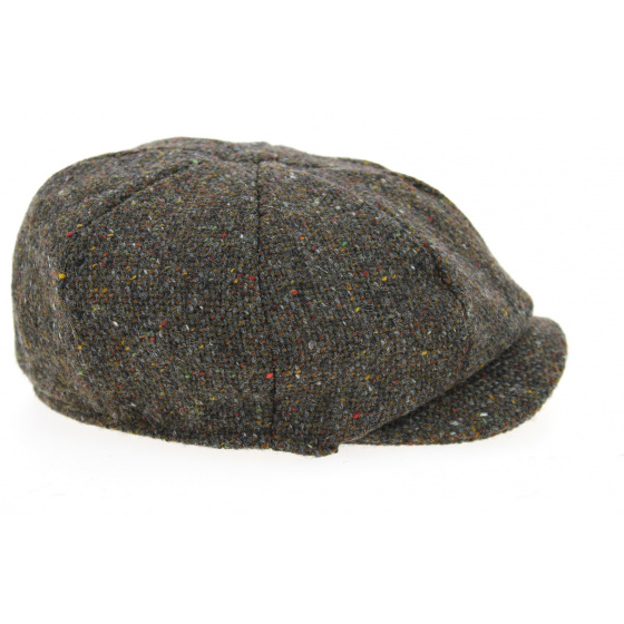 Casquette JP Tweed Laine Marron- Hanna Hats