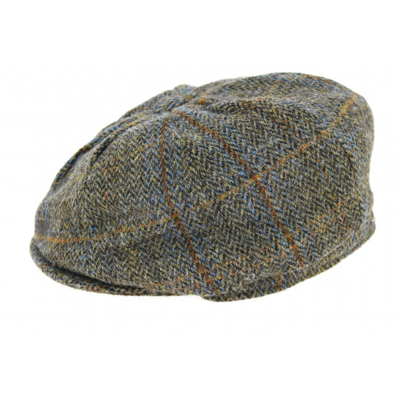 Casquette Irlandaise Birr A Carreaux Marron- Hanna Hats