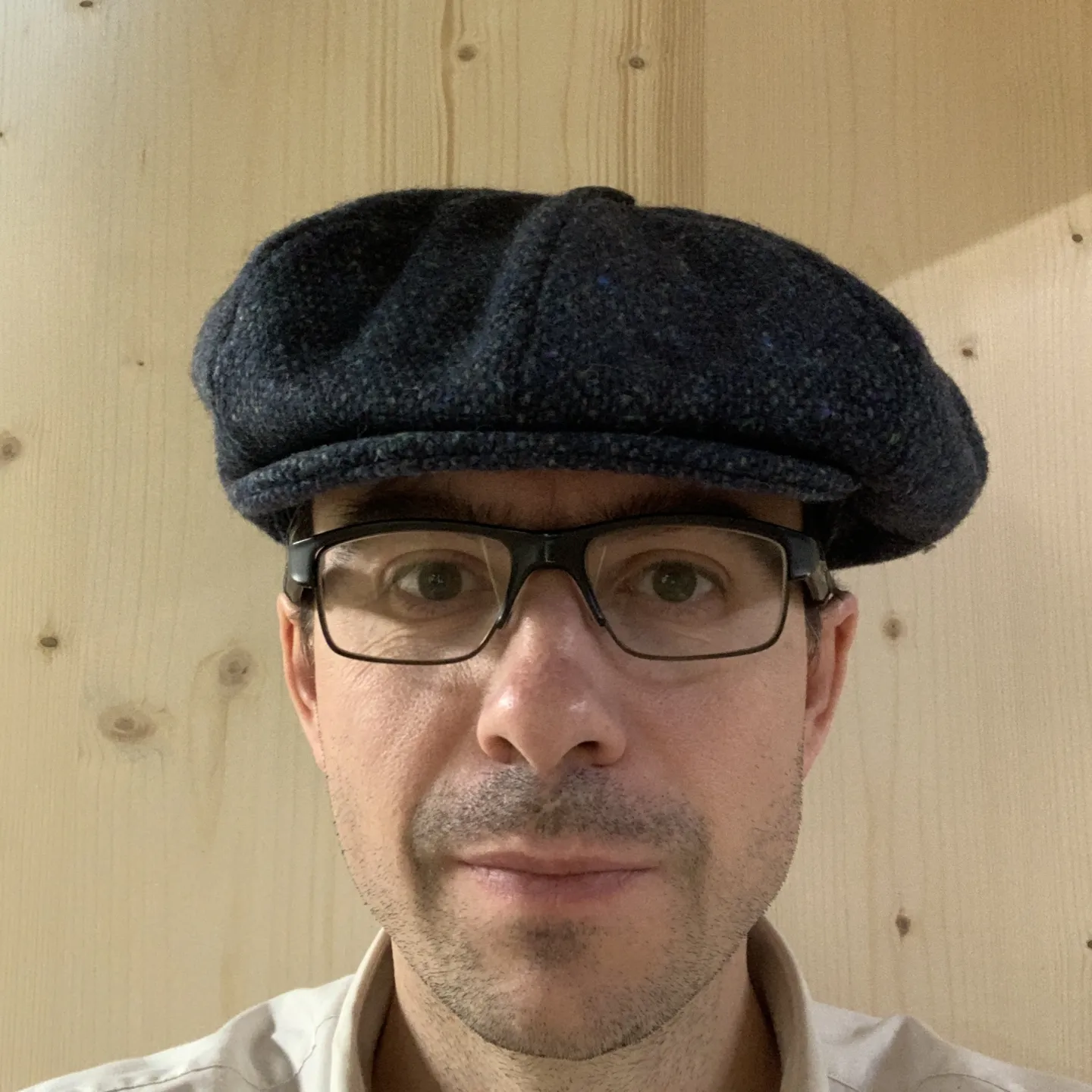 Casquette Irlandaise Clonmel Bleu chiné - Hanna Hats Reference : 3074 | Chapellerie Traclet