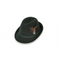 Green Wool Felt Tyrolean Hat Erlangen - Traclet