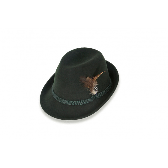Chapeau Tyrolien Erlangen Feutre Laine Vert - Traclet Chapeau Tyrolien Erlangen Feutre Laine Vert - Traclet