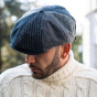 Essen Patchwork Wool Grey & Black Cap- Traclet