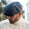 Casquette Essen Patchwork Laine Gris & Noir- Traclet