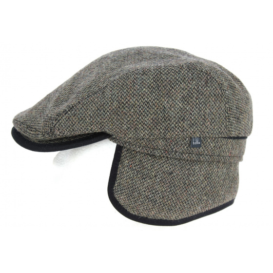 Kassel Wool Ear Flap Cap Olive - Traclet Kassel Wool Ear Flap Cap Olive - Traclet