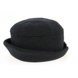 Passau Anthracite Wool Ear Flap Hat - Traclet