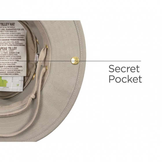 The Tilley T3 khaki hat The Tilley T3 khaki hat