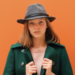 Chapeau Traveller McGofer Cache-Oreilles Feutre Laine Marron - Herman