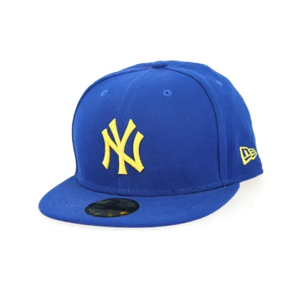 Casquette Seascont NY Yankees Bleu & Jaune- New Era Reference : 10011 | Chapellerie Traclet