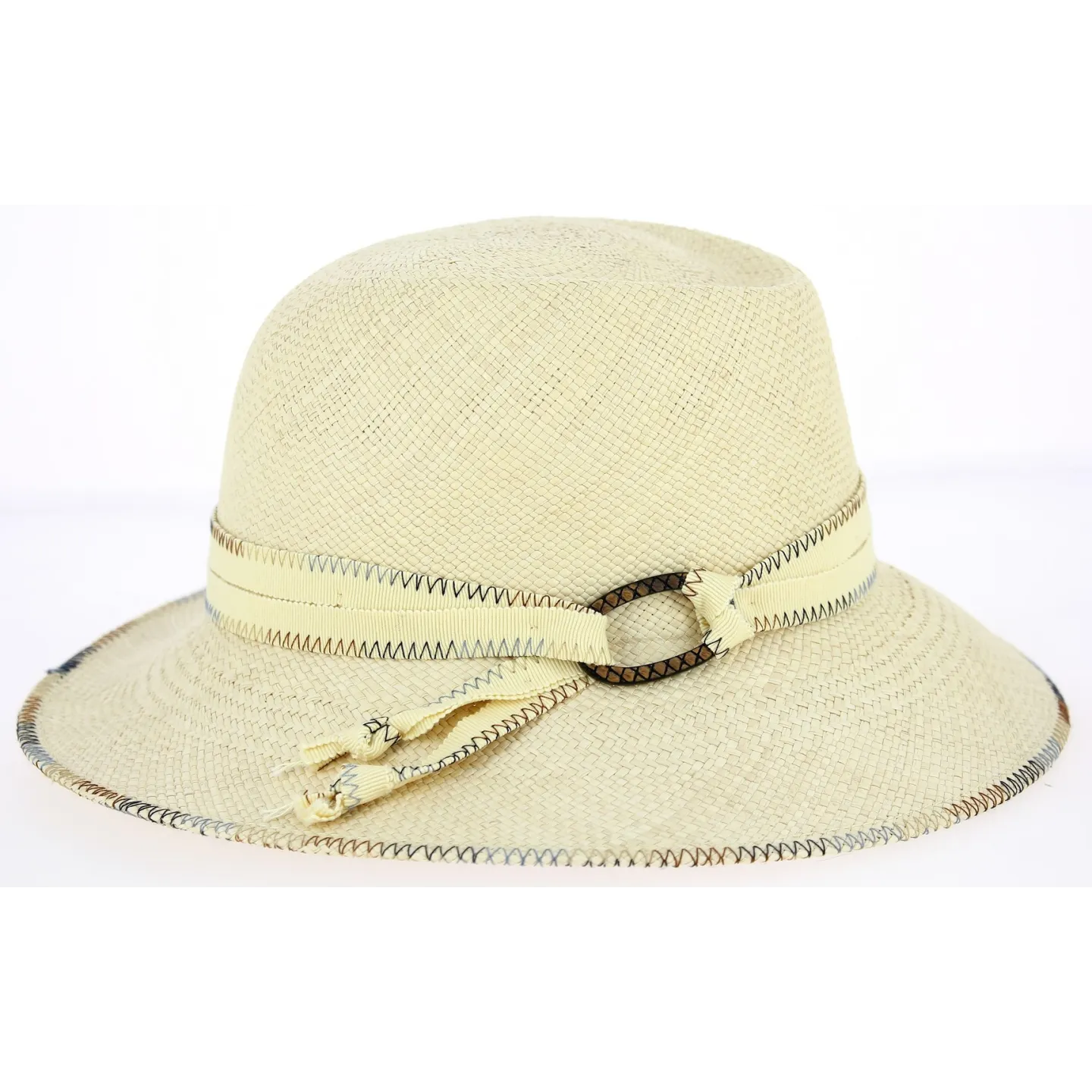 Chapeau Fedora Panama Benita Naturel- Mayser  Reference : 10023 | Chapellerie Traclet