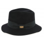 Black Wool Felt Fedora Hat Maxwell - Herman