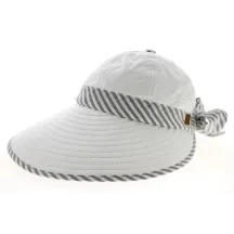 Casquette Visière Haute Protection Bauloise Blanc - Soway