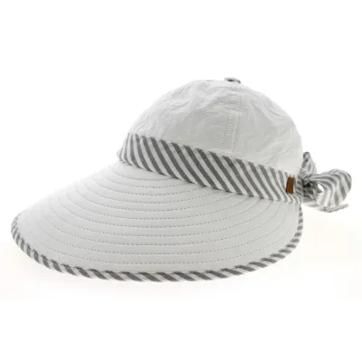 Casquette Visière Haute Protection Bauloise Blanc - Soway