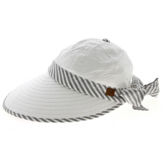 High Protection Bauloise White Visor Cap - Soway