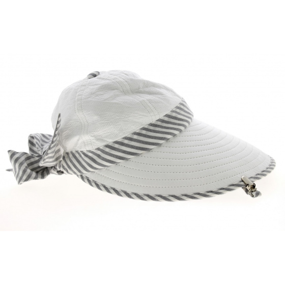 Casquette Visière Haute Protection Bauloise Blanc - Soway Casquette Visière Haute Protection Bauloise Blanc - Soway