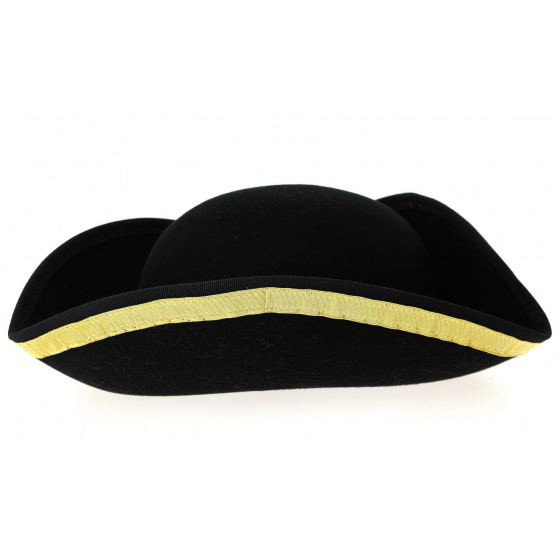 Chapeau Tricorne Saint Sébastien Noir- Traclet Chapeau Tricorne Saint Sébastien Noir- Traclet