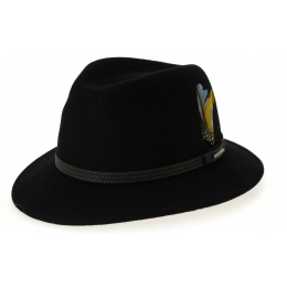 Vidor Vitafelt Wool Felt Black Hat - Stetson