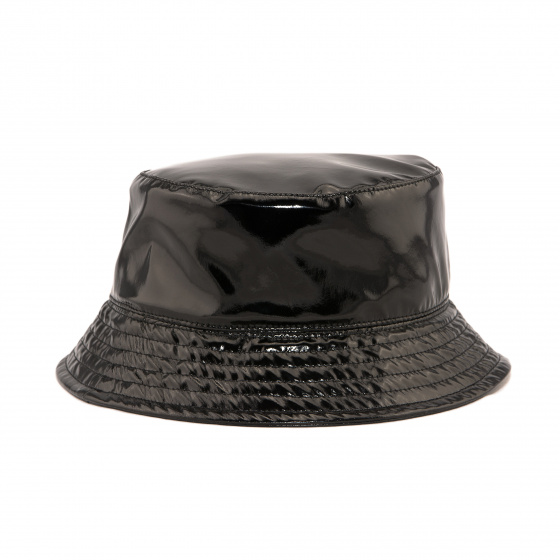 Vinyl Record Rain Bucket Hat Black - Le Chapoté