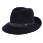 Fedora Hat Sofly Fur Felt Navy - Guerra