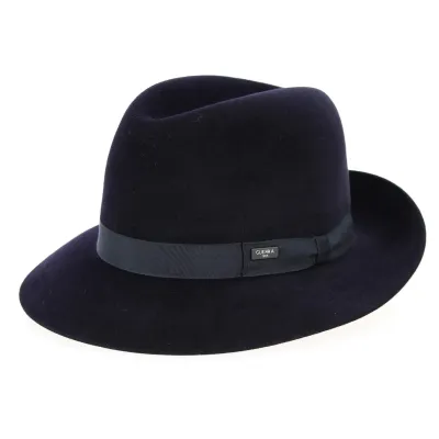 Fedora Hat Sofly Fur Felt Navy - Guerra Reference: 10039 | Traclet Hat Shop