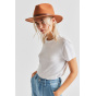 Messer Wool Felt Fedora Hat Hide - Brixton