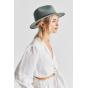 Fedora Messer Hat Wool Felt Cypress - Brixton