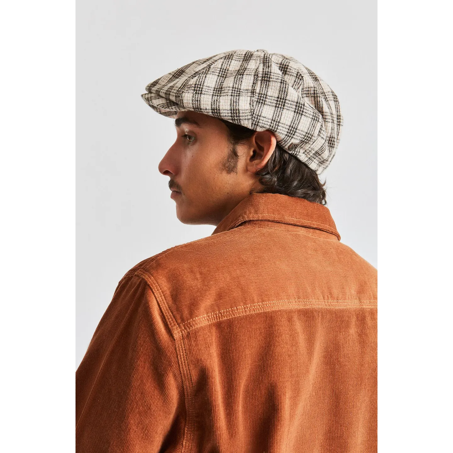 Brixton Plaid Lightweight Brood Cap - Wool Reference: 10058 | Traclet Hat Shop