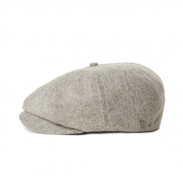 Brixton Grey Wool Brood Lightweight Cap