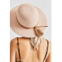 Phoebe Pink Wool Felt Wide Brim Hat - Brixton