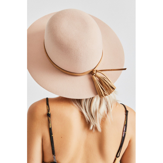 Capeline Phoebe Feutre Laine Rose- Brixton