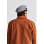 Navy Blue Fiddler Sailor Cap in Linen & Cotton - Brixton