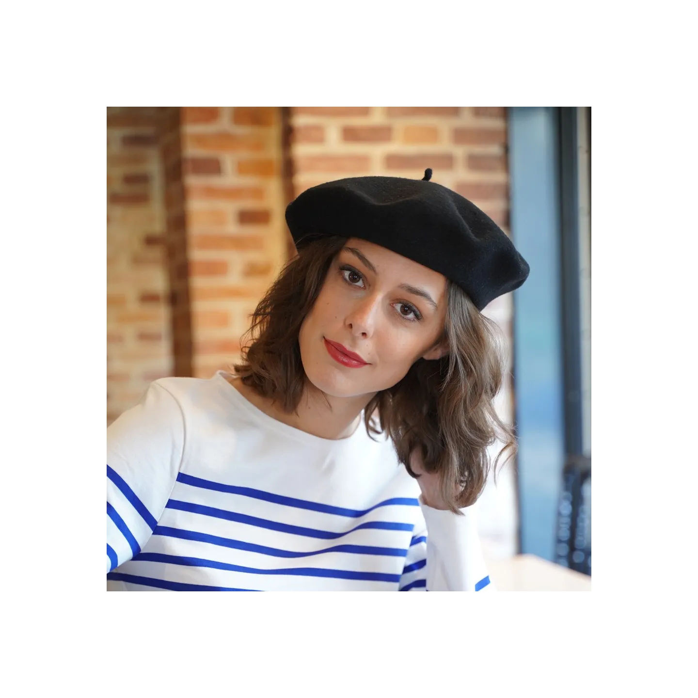 Women's Classic Black Beret- Le Béret Français