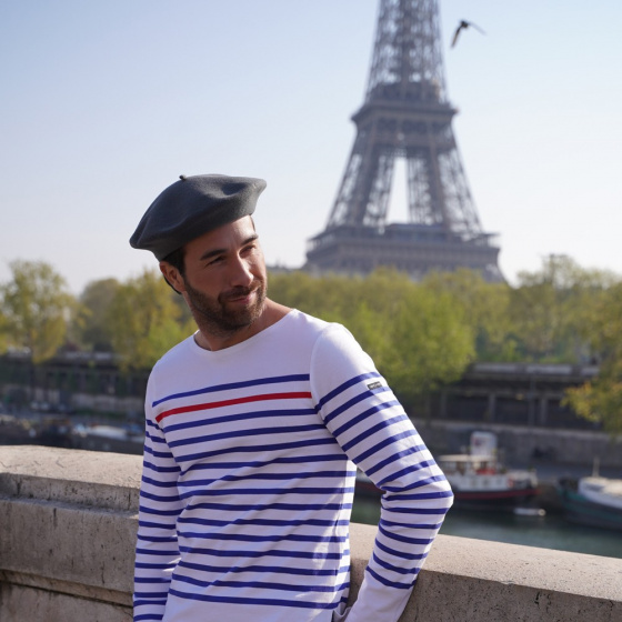 Men's Classic Grey Beret- Le Béret Français