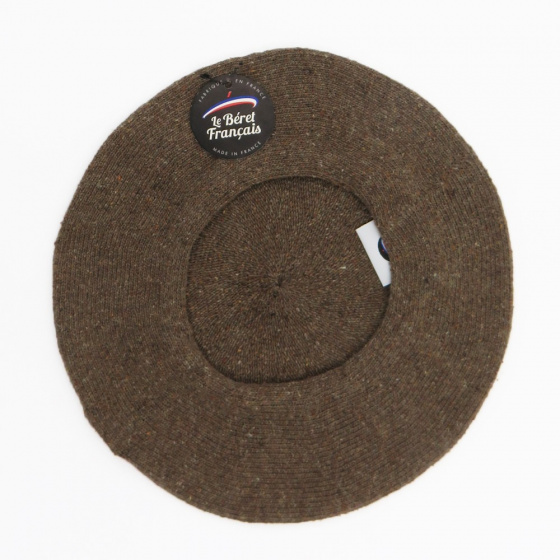 Béret Été Marron Coton Soie & Lin - Le Béret Français