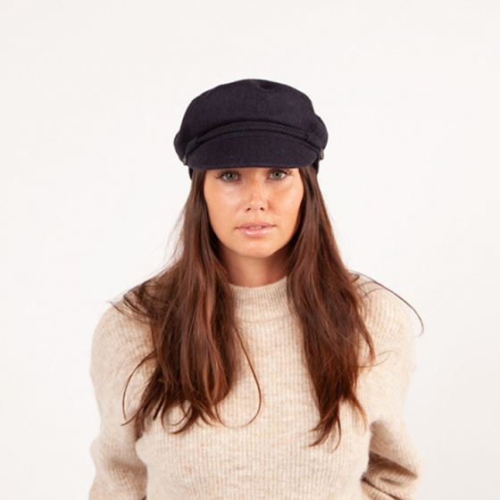 Casquette Marin Skipper Laine Noir - Bart