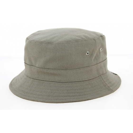 Dark Beige Cotton Soho Bucket Hat - Mtm