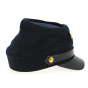 Union Army Cap in Navy Blue Wool - Traclet