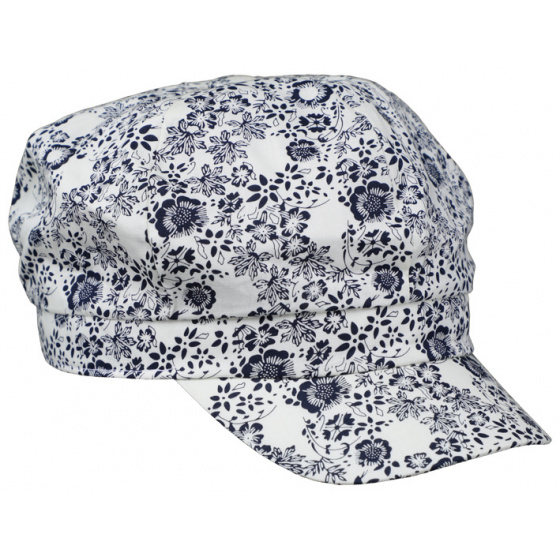 Summer Newsboy Cap Constance Natural Cotton - Traclet