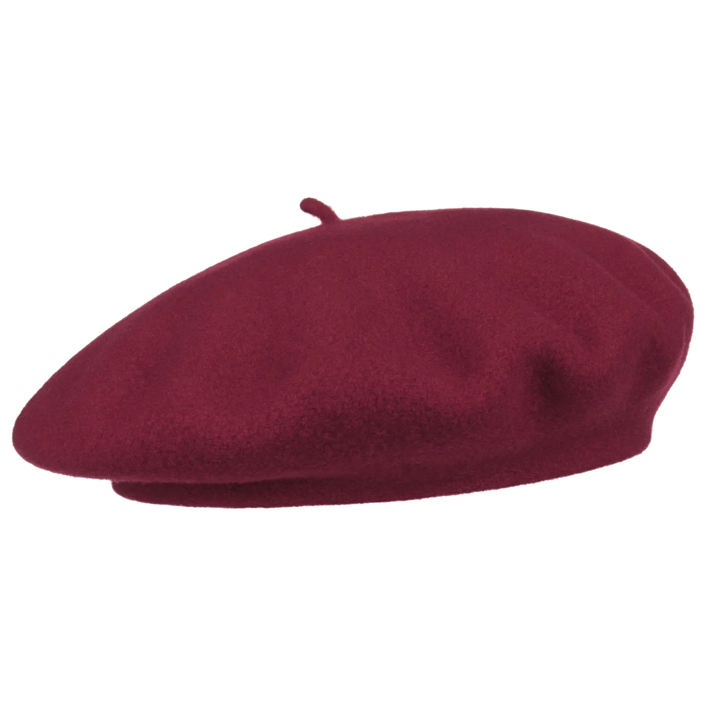 Béret Laine Barascon Bordeaux - beret Reference : 7431 | Chapellerie Traclet