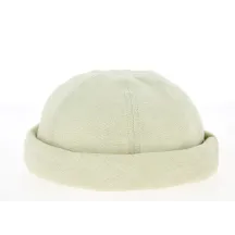 Bonnet Docker Cooper Lin Sable- Mtm Reference : 10121 | Chapellerie Traclet