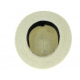 Women's White Triple Thickness Floral Boater Hat - Traclet