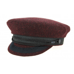 Sailor Cap Camaret Wool Burgundy- Mtm