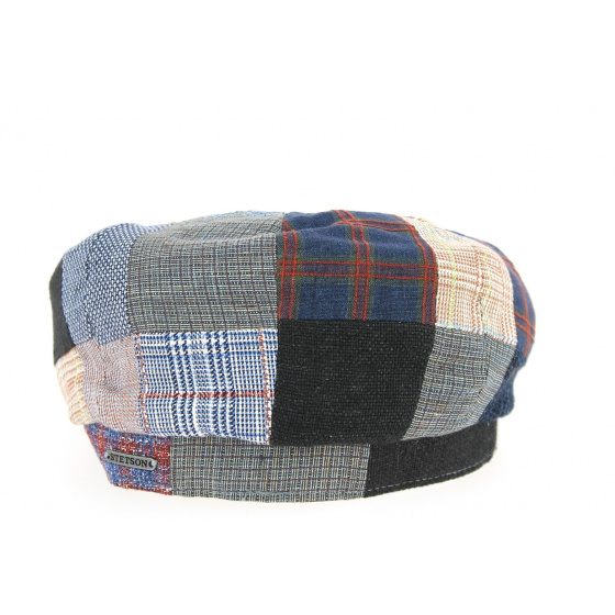 Casquette Hatteras Patchwork Lin, Laine & Coton- Stetson