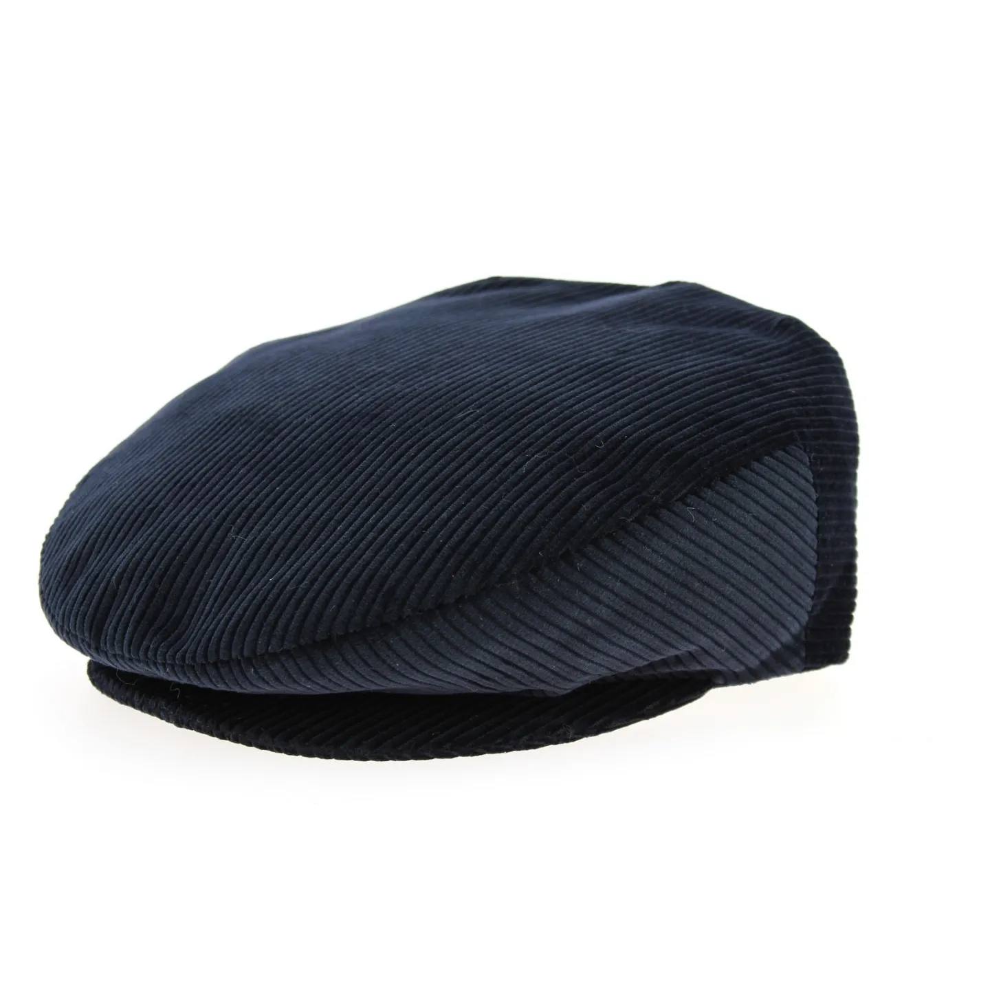 Casquette Plate Must Velours Côtelé Marine - Mtm