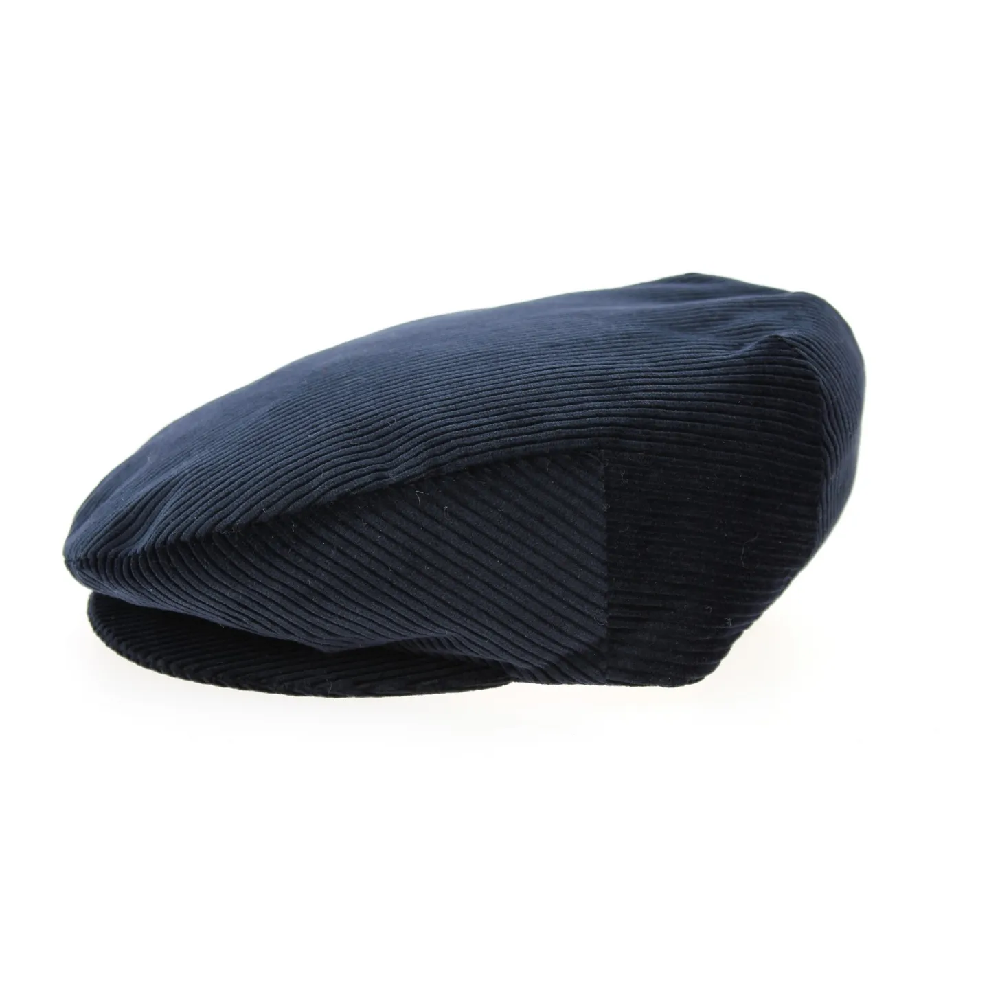 Casquette Plate Must Velours Côtelé Marine - Mtm