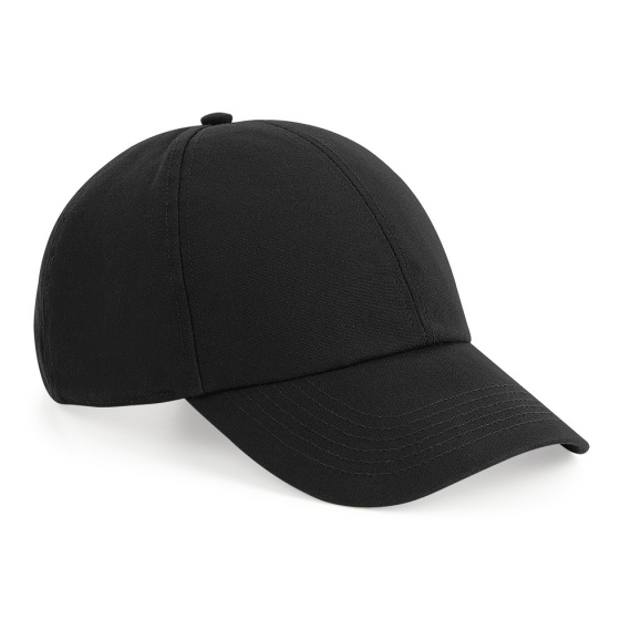Organic Cotton Black Baseball Cap - Beechfield