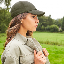 Baseball Cap Organic Cotton Black- Beechfield